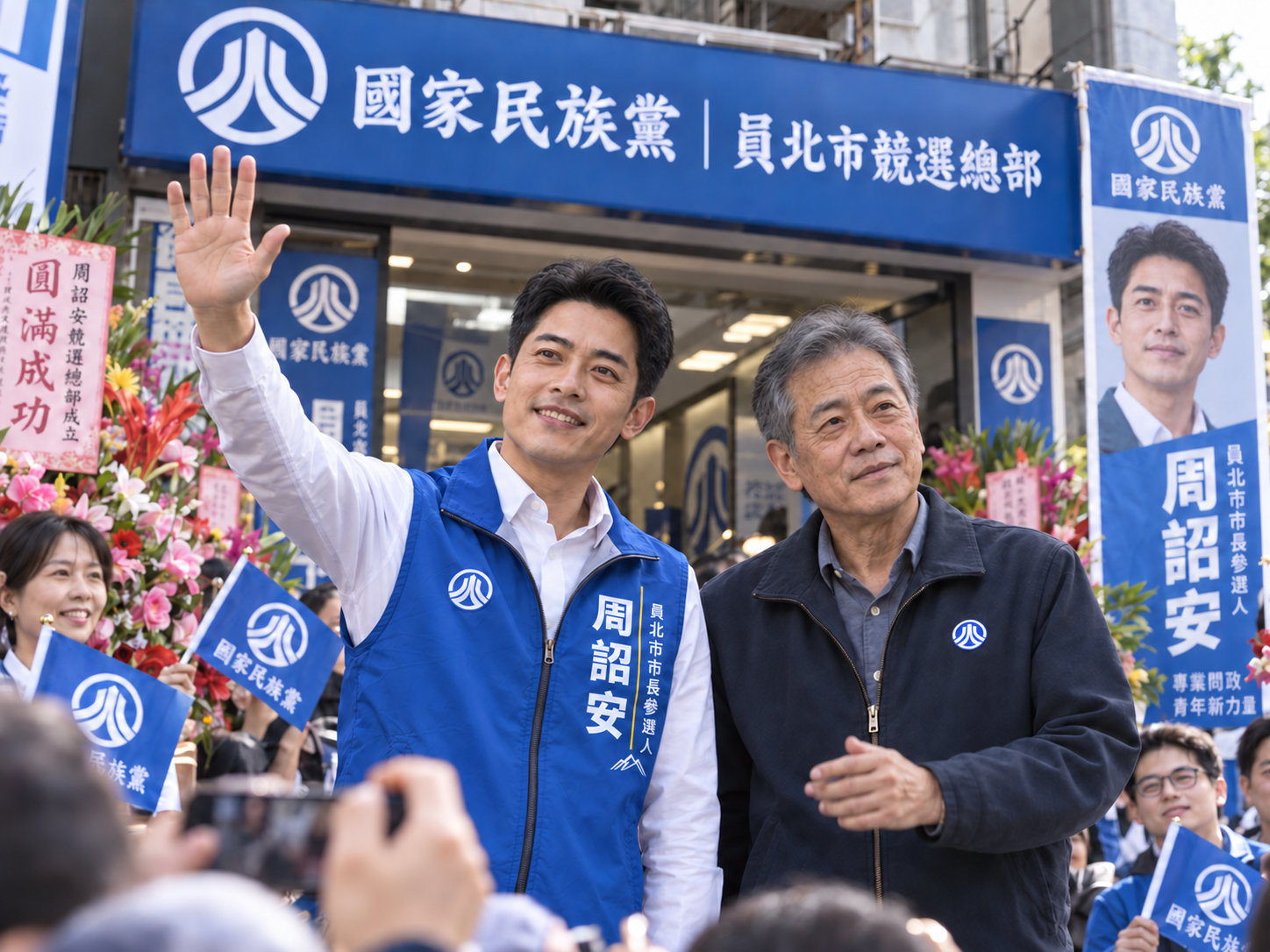 競選總部成立